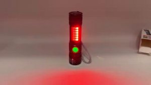 Ручной светодиодный фонарь с зарядкой от USB и боковым стробоскопом