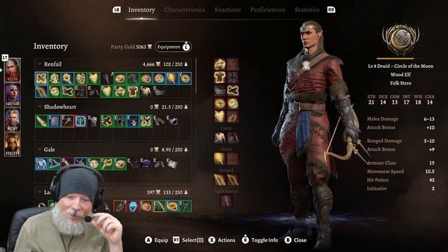 A Guide To Inventory Management With The Controller In Baldur's Gate 3