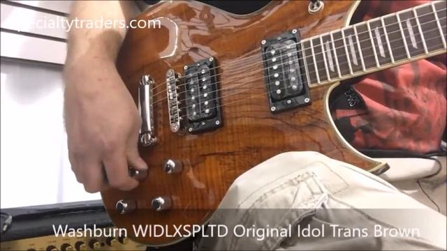 Washburn WIDLXSPLTD Original Idol Spalted Top Trans Brown смотреть онлайн