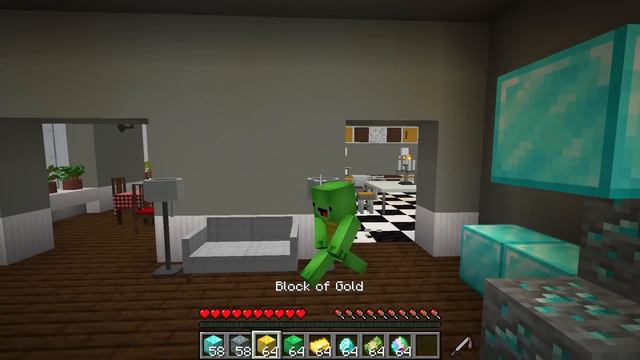 Why Creepy POMNI ATTACK MIKEY And JJ At 3:00am ? - In Minecraft Maizen