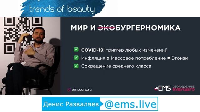 Денис Разваляев - Тренды в бьюти-бизнесе, маркетинге и продажах на 2022 год. смотреть онлайн