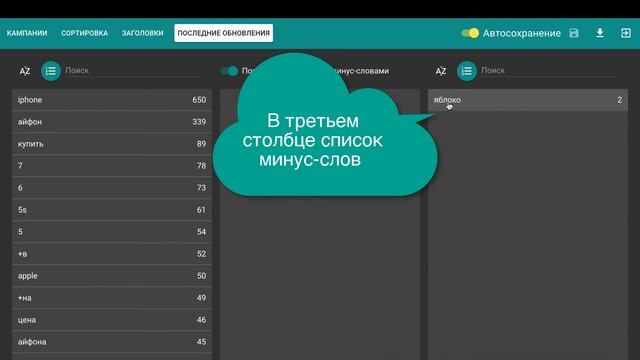 Сортировка запросов в сервисе Evocate смотреть онлайн