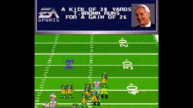 Madden NFL 97 (SNES)- Gameplay смотреть онлайн