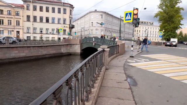 СПб. Уровень воды в канале Грибоедова (16.09.2022) смотреть онлайн