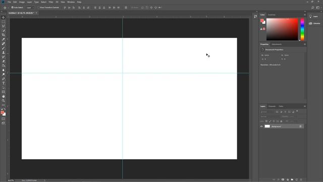 Create and delete guides in Photoshop смотреть онлайн