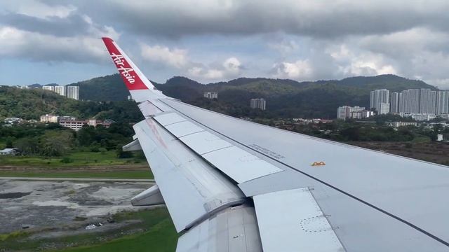 AirAsia AK5433 | Kuching to Penang | Landing Penang International Airport смотреть онлайн