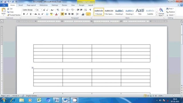 How to use Table in Ms Word 2010 смотреть онлайн