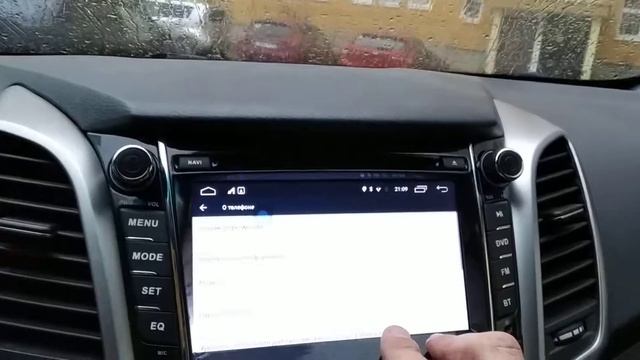 Обзор штатной магнитолы для Hyundai i30 смотреть онлайн