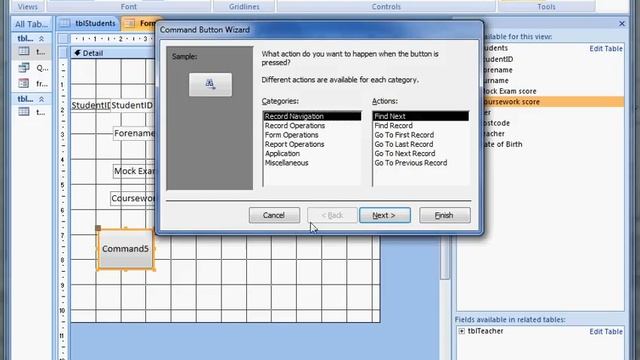 Adding Navigation controls to forms in Access 2007.avi смотреть онлайн