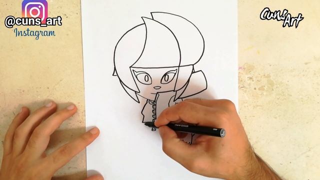 COMO DIBUJAR A BIBI | BRAWL STARS | how to draw bibi смотреть онлайн