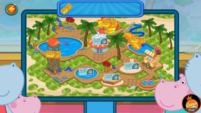 Water Park Fun Water Slides Game Video | by Games Play смотреть онлайн