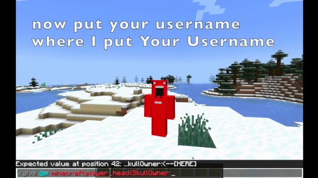 How to Get Your OWN Player Head In Minecraft (JAVA EDITION) смотреть онлайн