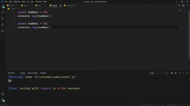 #03. 자바스크립트 변수 선언 var, let, const / javascript 강의 / 웹 코딩 смотреть онлайн