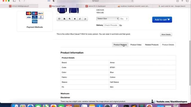 Laravel 8 E-commerce | Laravel Rating and Review | Show Approved Star Rating/Review at Product Page смотреть онлайн