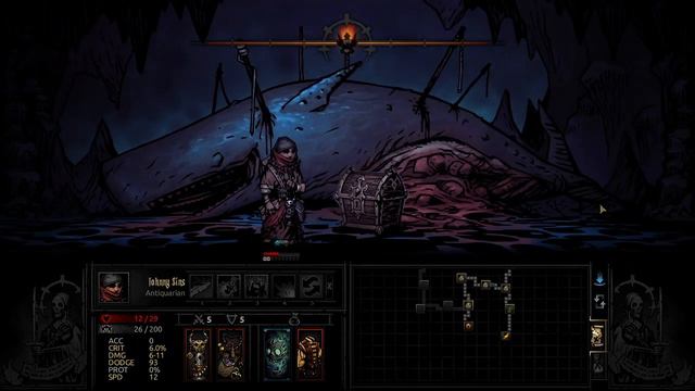 Darkest Dungeon - Champion Long Cove with only 1 Antiquarian смотреть онлайн