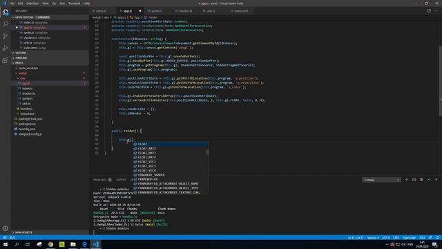 WebGl: We write library on typescript || WebGl: Пишем библиотеку на typescript смотреть онлайн