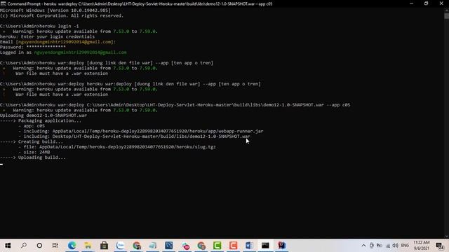 Deploy JAVA SERVLET TO HEROKU смотреть онлайн