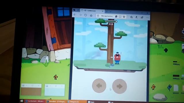 LumberJack Game use programm on Java смотреть онлайн