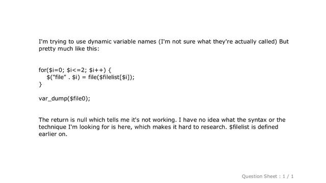 PHP : Using braces with dynamic variable names in PHP смотреть онлайн