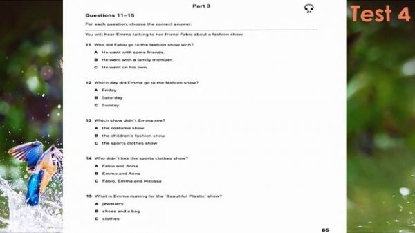 Collins A2 KEY for School - Test 4