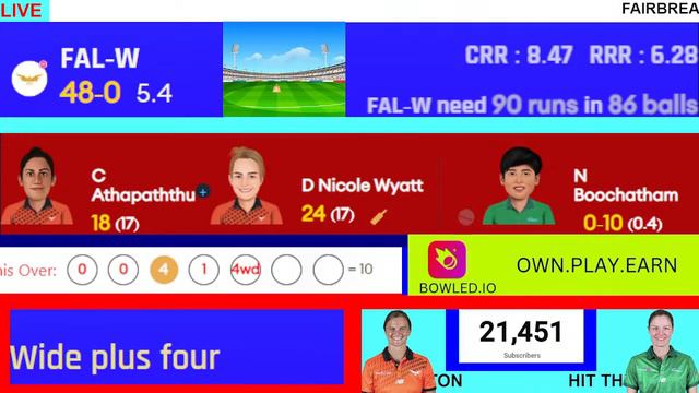 🔴 Live: FALCONS WOMEN VS SPIRIT WOMEN LIVE MATCH | FAL-W VS SPR-W 15th T20 LIVE | | FAIRBREAK 2023 смотреть онлайн