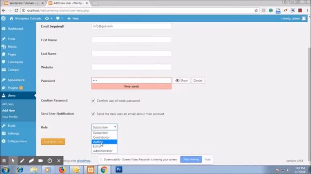 manage users in wordpress смотреть онлайн
