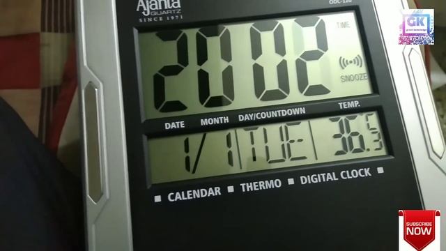 Ajanta ODC 120 wall clock time setting (how to set time in digital wall clock) | GREAT knowledge смотреть онлайн