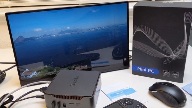 AK3V Mini PC Intel J3455 Quad Core 8GB DDR3 128GB SSD смотреть онлайн