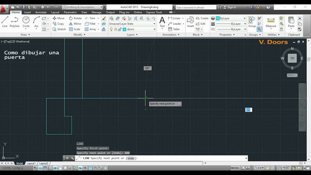 AutoCAD 2D - Tutorial para dibujar un plano de casa (PARTE 2) смотреть онлайн