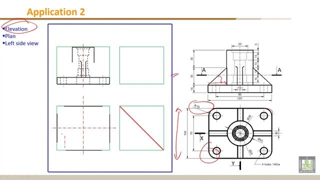 Engineering Drawing - 1 | C7-L11 | Application 2: Sectioning смотреть онлайн