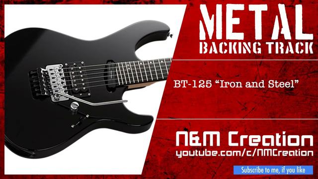 Powerful Heavy Metal Backing Track in C♯m | BT-125 смотреть онлайн