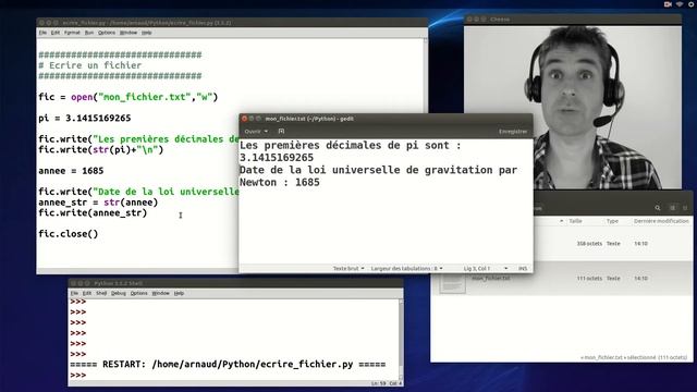 [Python] Fichiers - partie 1 - Écrire un fichier смотреть онлайн