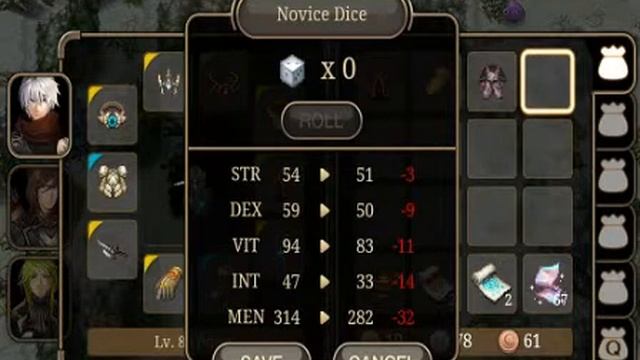 Novice Dice Roll Lv 85 Priest - Inotia 4 - Fun Free Android App RPG смотреть онлайн