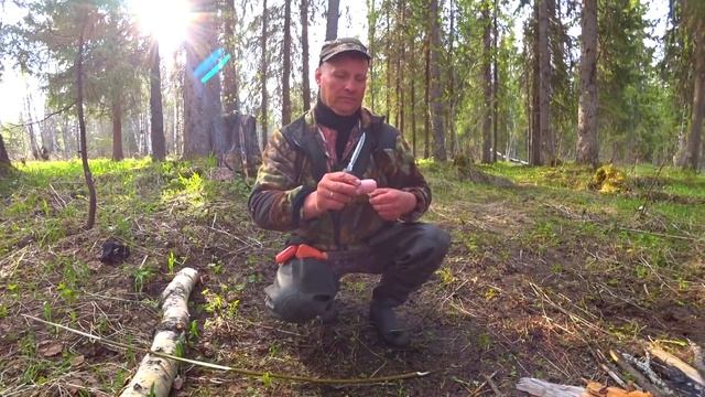 Открываем летний сезон. Поймали алмаз на крючок! Тайга. смотреть онлайн