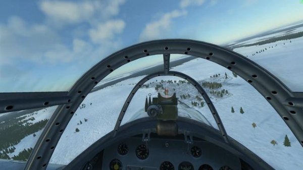 Ла-5 Ф бой с Fw 190 A-5 и Hs 129 B-2