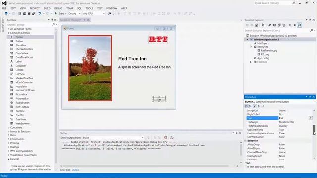 Add a button to a VB form and write code close the form смотреть онлайн
