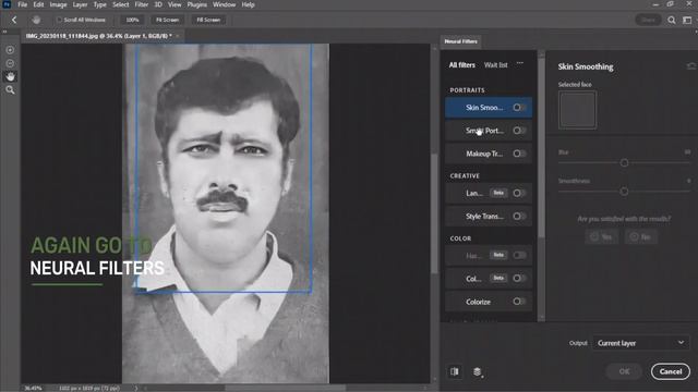 Photo restoration photoshop tutorial | photoshop photo restoration neural filters #photorestoration смотреть онлайн