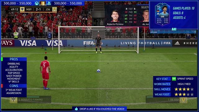 FIFA 19 TOTKS SANE REVIEW | 90 TOTKS SANE PLAYER REVIEW | FIFA 19 ULTIMATE TEAM смотреть онлайн