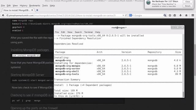 How to install MongoDB on CentOS7 by Johnathan Mark Smith смотреть онлайн
