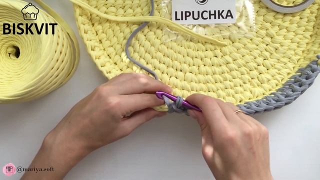 Супер лайфхак для вязальщиц из трикотажной пряжи. Пригодится! смотреть онлайн