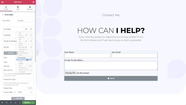 How to Use Elementor's Form Builder to Create a Form on WordPress смотреть онлайн