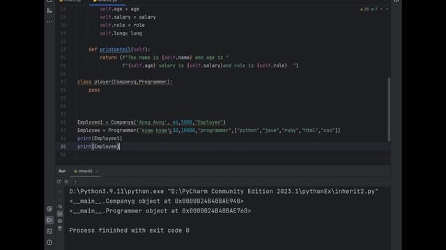 Multiple Inheritance in Python | Python Tutorials for Beginners#39 (in Myanmar) смотреть онлайн