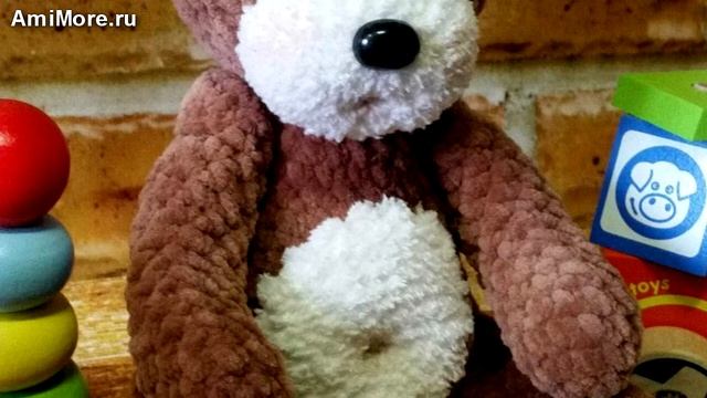 Амигуруми: схема Медвежонка Ромки. Игрушки вязаные крючком - Free crochet patterns. смотреть онлайн