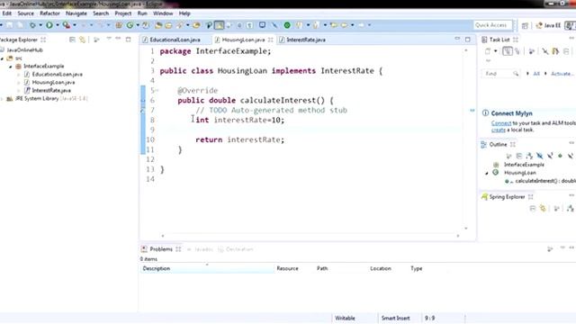 Interface example in java -Interface programming смотреть онлайн