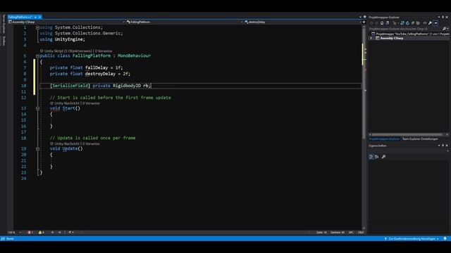 How To Make 2D Falling Platforms In Unity смотреть онлайн