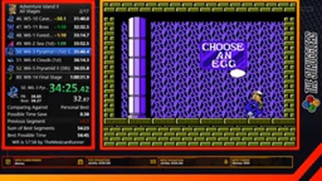 [World Record] Adventure Island 2 All Stages PB 56:49 смотреть онлайн