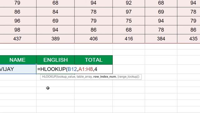 How to apply HLookup in Microsoft Excel | HLookup in MS Excel смотреть онлайн