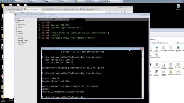Vamos tentar rodar Python no IIS? Será que rola? Confira смотреть онлайн