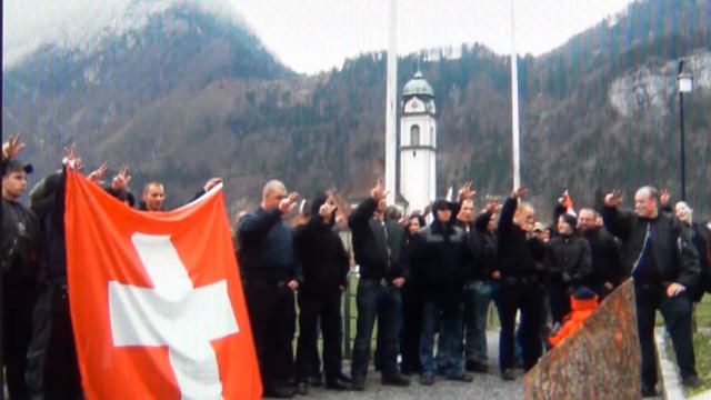 Swiss Nazi Justice Department`s Hitler Salute in Switzerland смотреть онлайн