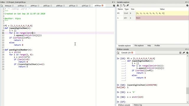 【Project Euler】Problem 38 смотреть онлайн